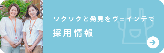 ワクワクと発見をヴェインテで採用情報